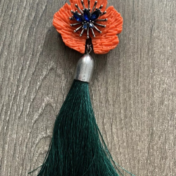 Poppy🌟Swarovski & Tassel Fringe Sweater Necklace - Picture 5 of 8